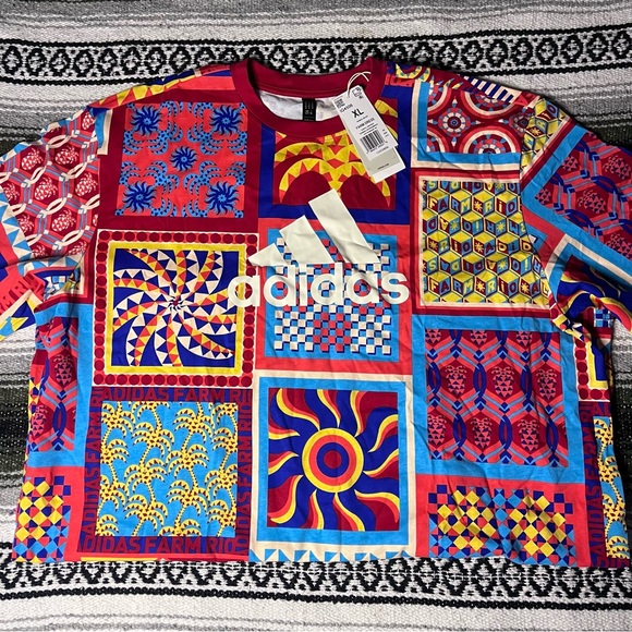 New Farm Rio for Adidas Solar Kaleidoscope Dress Size XL - Picture 5 of 6